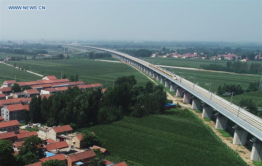 CHINA-SHANDONG-QINGDAO HIGH-SPEED RAILWAY-TEST (CN)