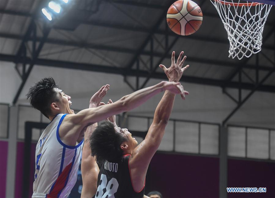 (SP)INDONESIA-JAKARTA-ASIAN GAMES-BASKETBALL-CHINESE TAIPEI VS JAPAN