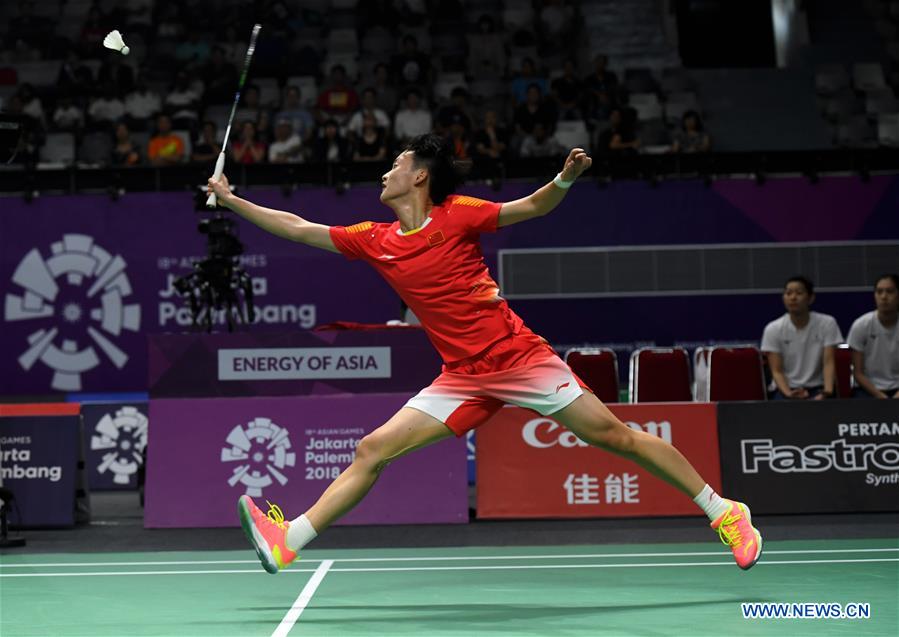 (SP)INDONESIA-JAKARTA-ASIAN GAMES-BADMINTON-WOMEN'S TEAM FINAL