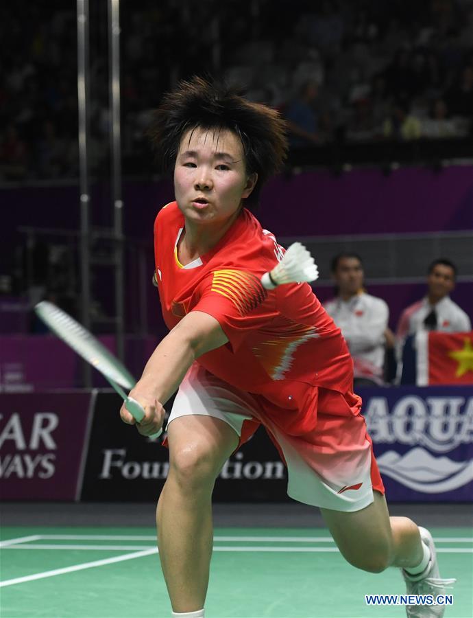 (SP)INDONESIA-JAKARTA-ASIAN GAMES-BADMINTON-WOMEN'S TEAM FINAL