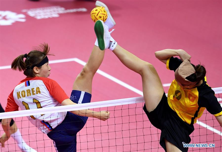 (SP)INDONESIA-PALEMBANG-ASIAN GAMES-SEPAKTAKRAW