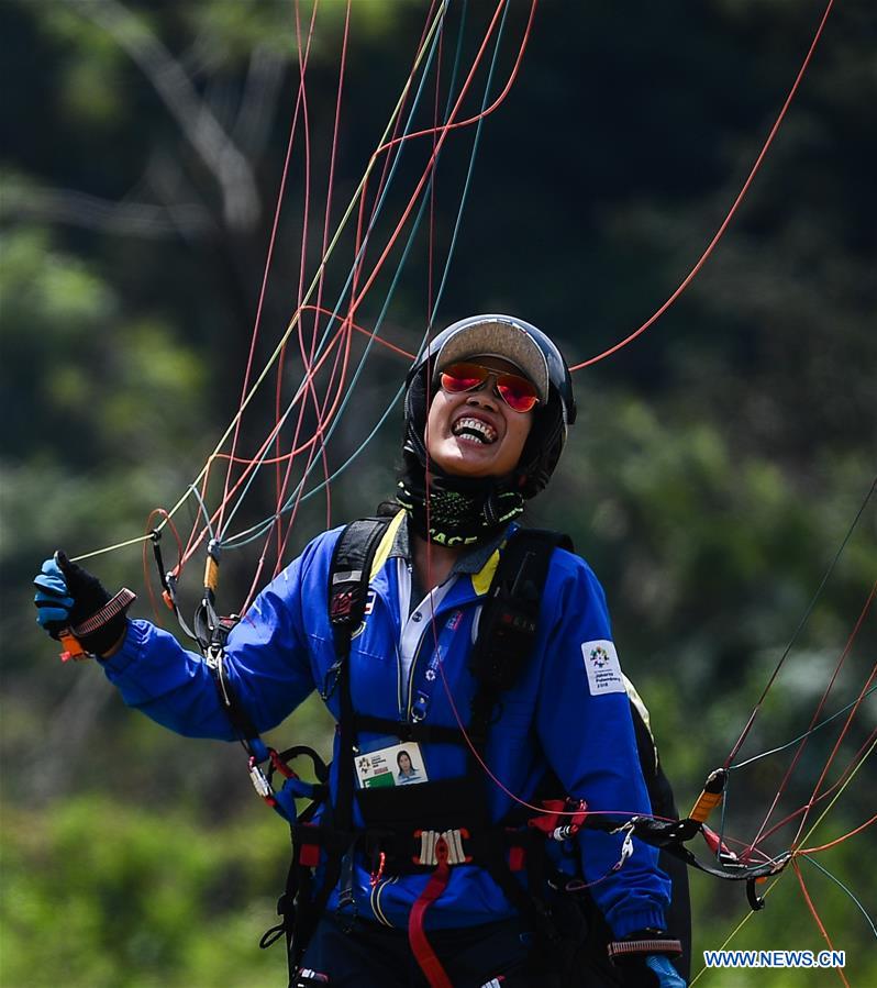 (SP)INDONESIA-BOGOR-ASIAN GAMES-PARAGLIDING