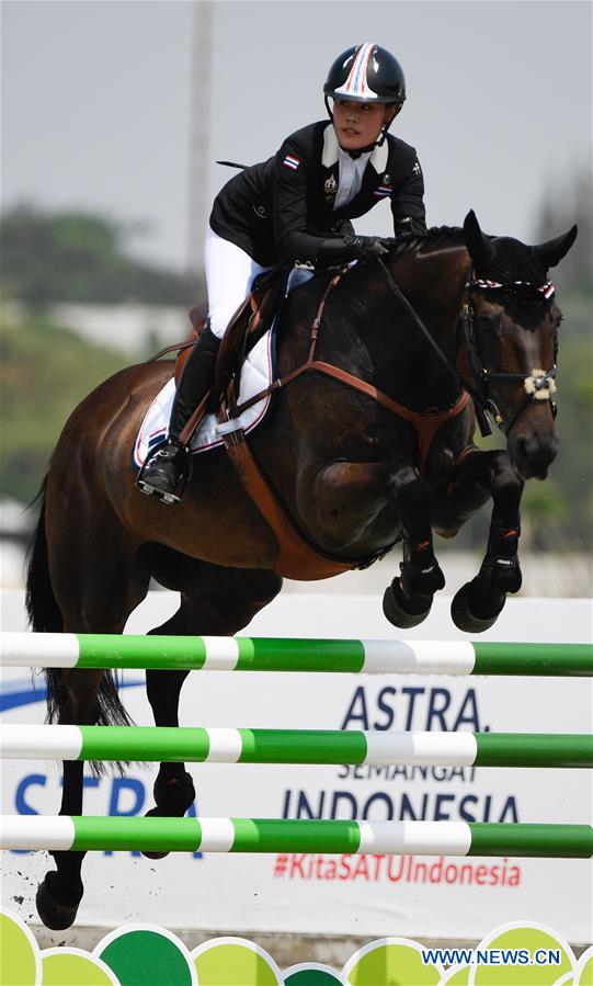 (SP)INDONESIA-JAKARTA-ASIAN GAMES 2018-EQUESTRIAN-EVENTING TEAM