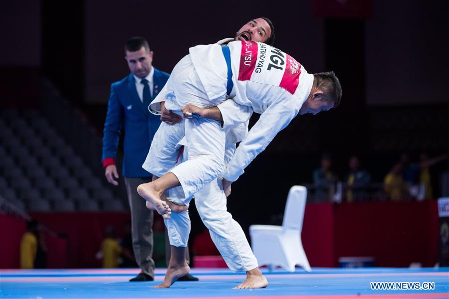 (SP)INDONESIA-JAKARTA-ASIAN GAMES-JU-JITSU-77KG