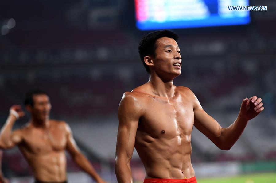 (SP)INDONESIA-JAKARTA-ASIAN GAMES-ATHLETICS-MEN'S DECATHLON