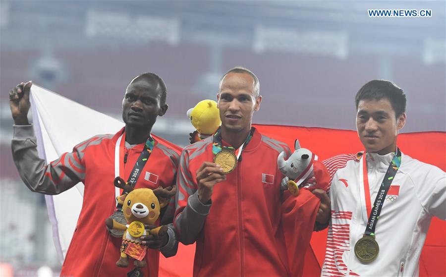 (SP)INDONESIA-JAKARTA-ASIAN GAMES-ATHLETICS-MEN'S 10000M