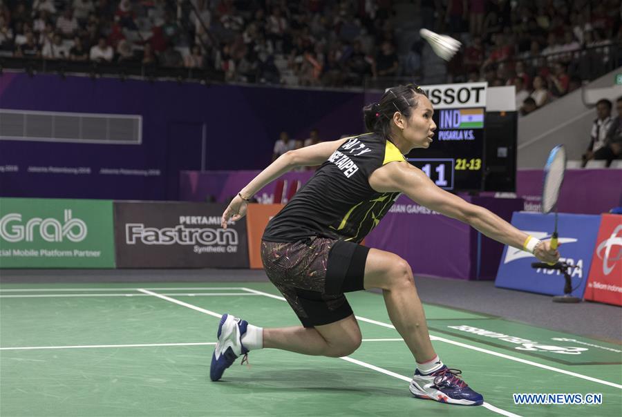 (SP)INDONESIA-JAKARTA-ASIAN GAMES-BADMINTON-WOMEN'S SINGLES