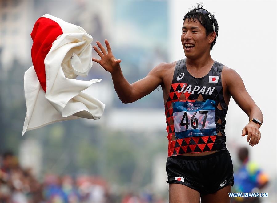 (SP)INDONESIA-JAKARTA-ASIAN GAMES-ATHLETICS-MEN'S 50KM WALK