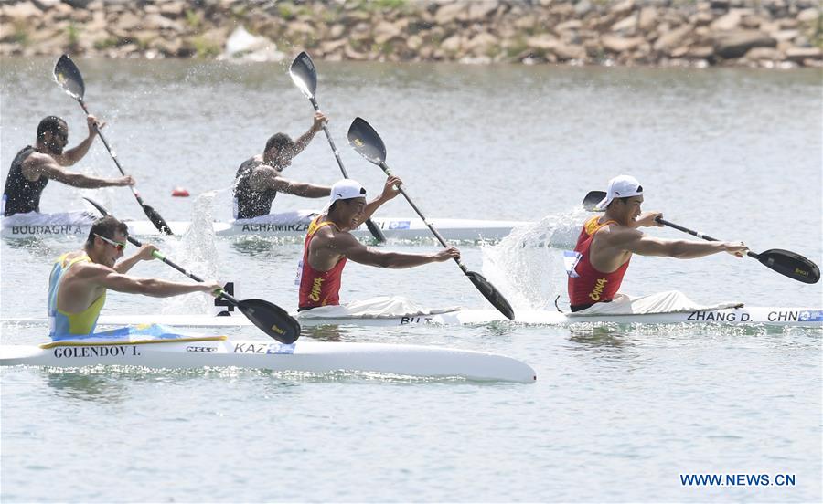 (SP)INDONESIA-PALEMBANG-ASIAN GAMES-MEN'S KAYAK DOUBLE (K2) 1000M