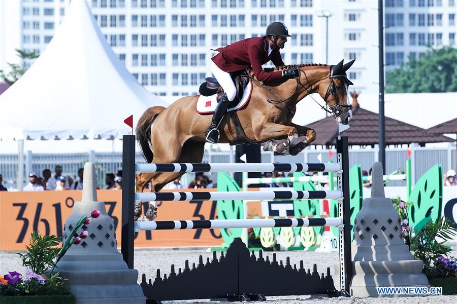 (SP)INDONESIA-JAKARTA-ASIAN GAMES-EQUESTRIAN-JUMPING INDIVIDUAL