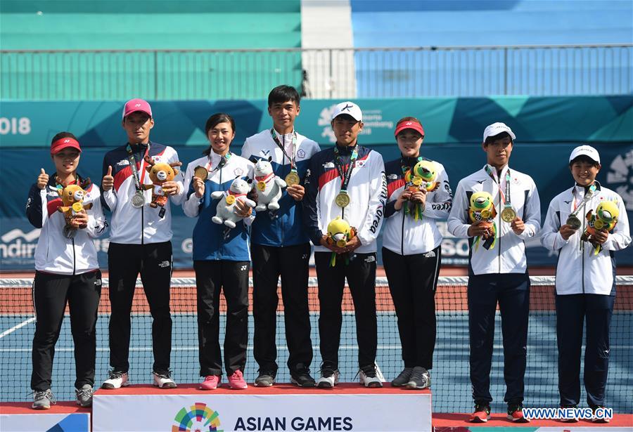 (SP)INDONESIA-PALEMBANG-SOFT TENNIS-MIXED DOUBLES