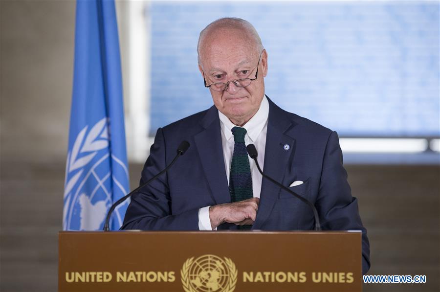 SWITZERLAND-GENEVA-SYRIA-STAFFAN DE MISTURA