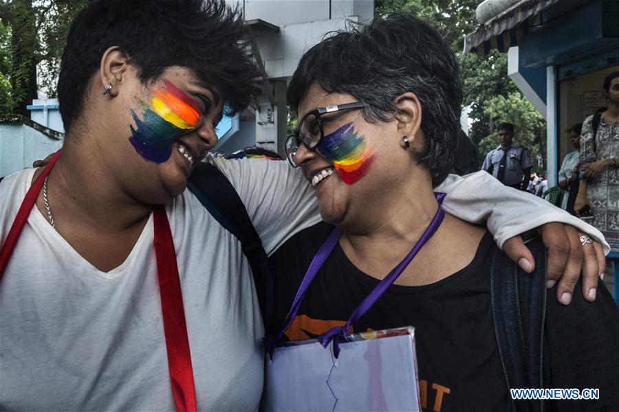 INDIA-KOLKATA-HOMOSEXUALITY LEGALIZED