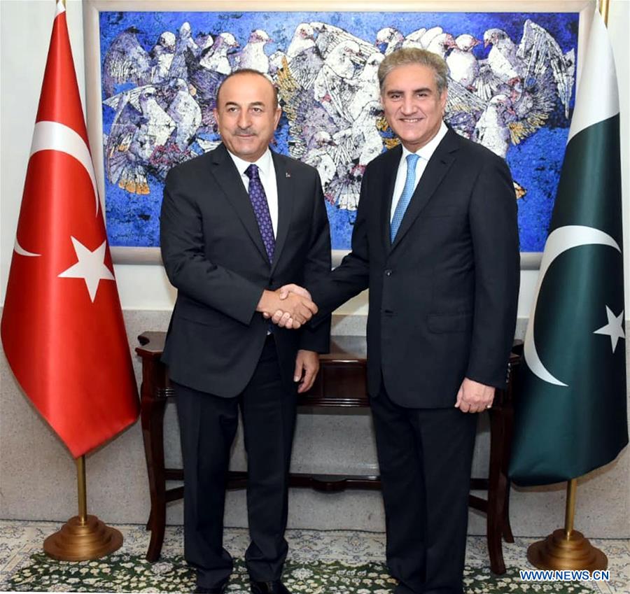 PAKISTAN-ISLAMABAD-TURKISH-FM-VISIT