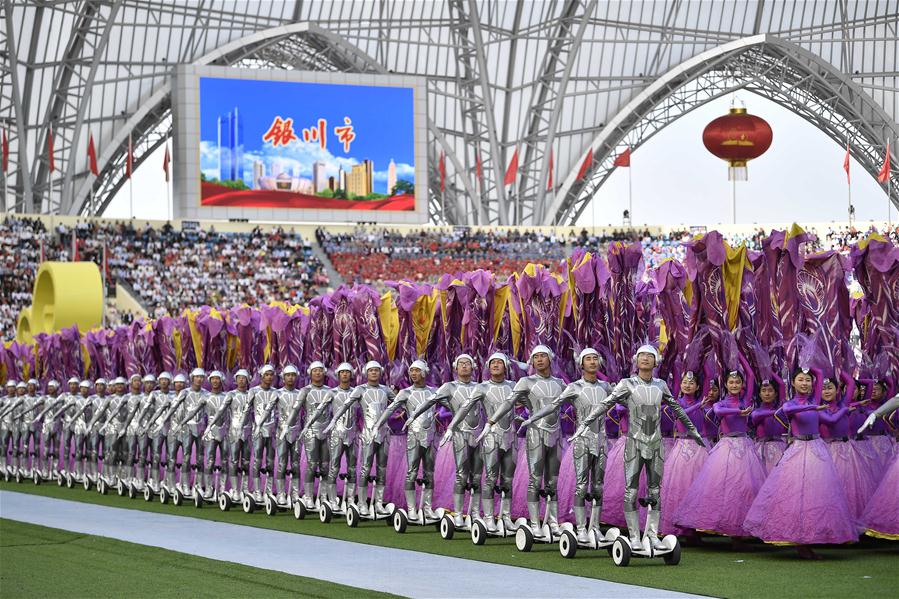 CHINA-NINGXIA-FOUNDING-ANNIVERSARY-CELEBRATION (CN)