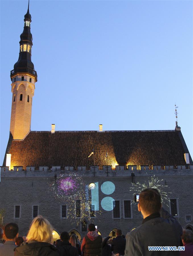 ESTONIA-TALLINN-WANDERING LIGHTS 2018-FESTIVAL