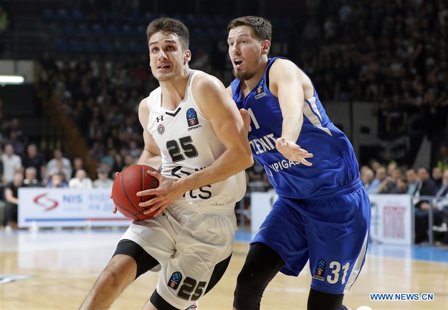 (SP)SERBIA-BELGRADE-BASKETBALL-EUROCUP-PARTIZAN VS ZENIT