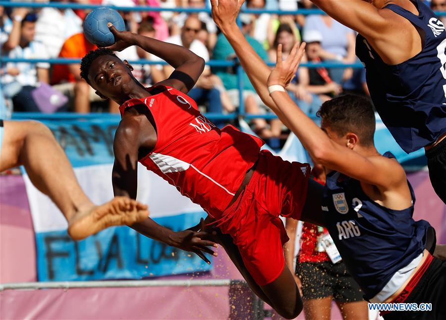 (SP)ARGENTINA-BUENOS AIRES-SUMMER YOUTH OLYMPIC GAMES-BEACH HANDBALL