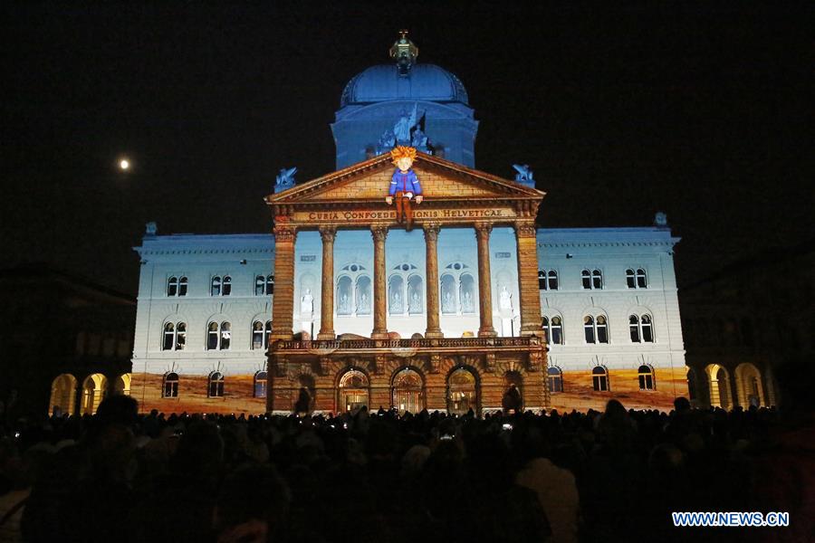 SWITZERLAND-BERN-LIGHT SHOW