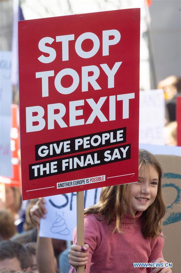 BRITAIN-LONDON-BREXIT VOTE-DEMONSTRATION