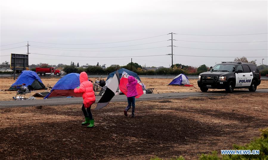 U.S.-CALIFORNIA-BUTTE-WILDFIRE-RAIN