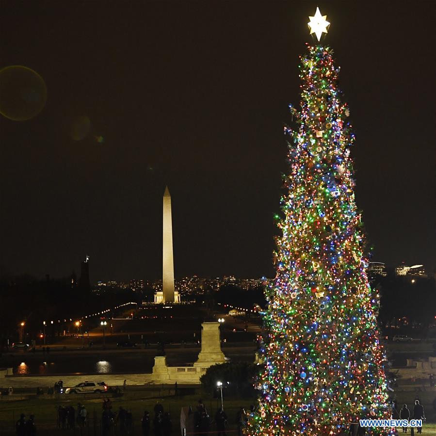 U.S.-WASHINGTON D.C.-CAPITOL CHRISTMAS TREE-LIGHTING