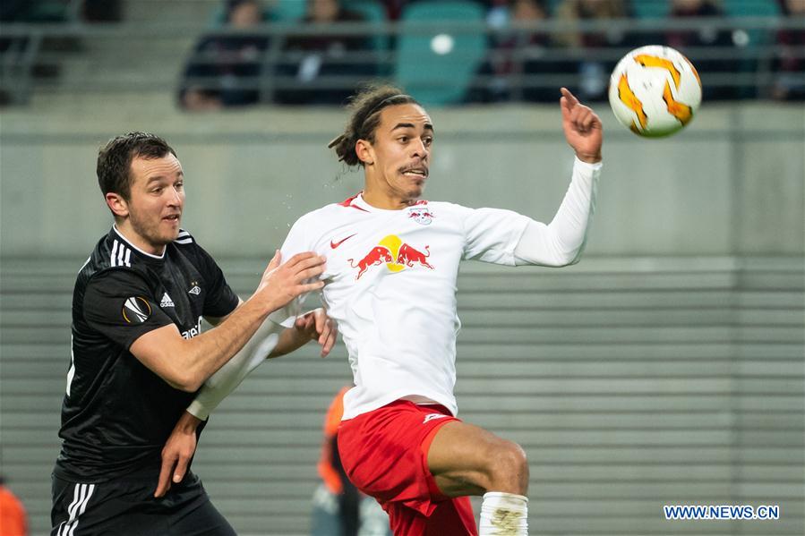 (SP)GERMANY-LEIPZIG-SOCCER-EUROPA LEAGUE-LEIPZIG VS ROSENBORG