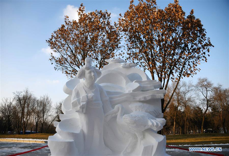 CHINA-HEILONGJIANG-HARBIN-SNOW SCULPTURES (CN)