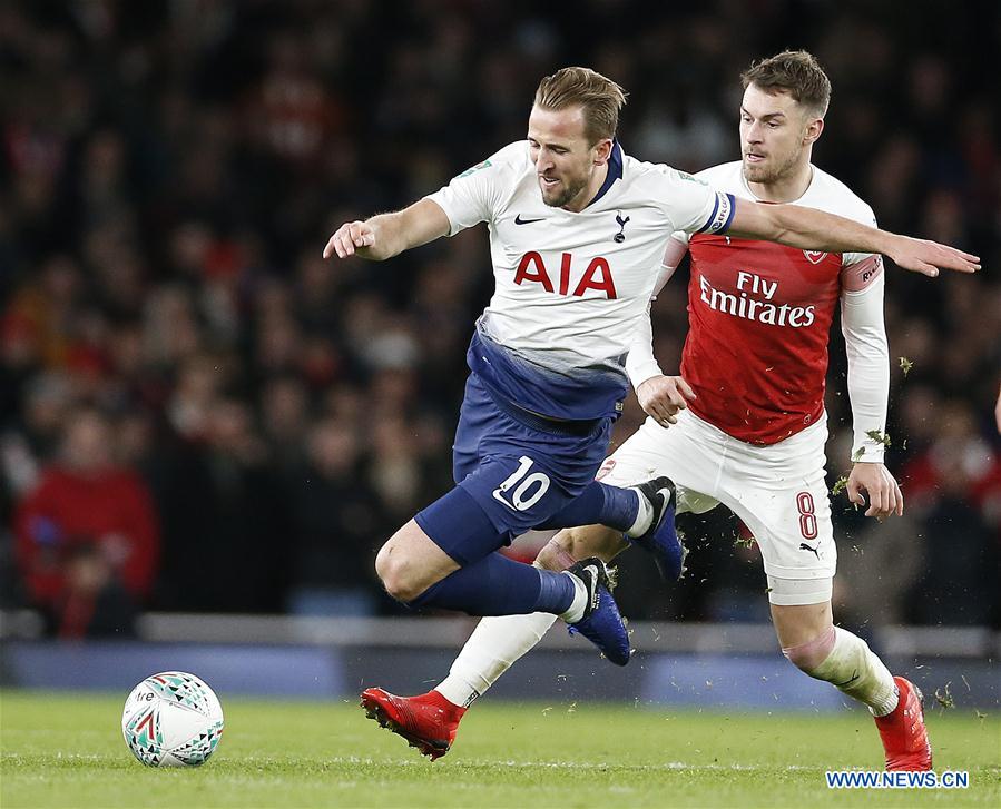 (SP)BRITAIN-LONDON-FOOTBALL-CARABAO CUP-ARSENAL VS TOTTENHAM HOTSPUR