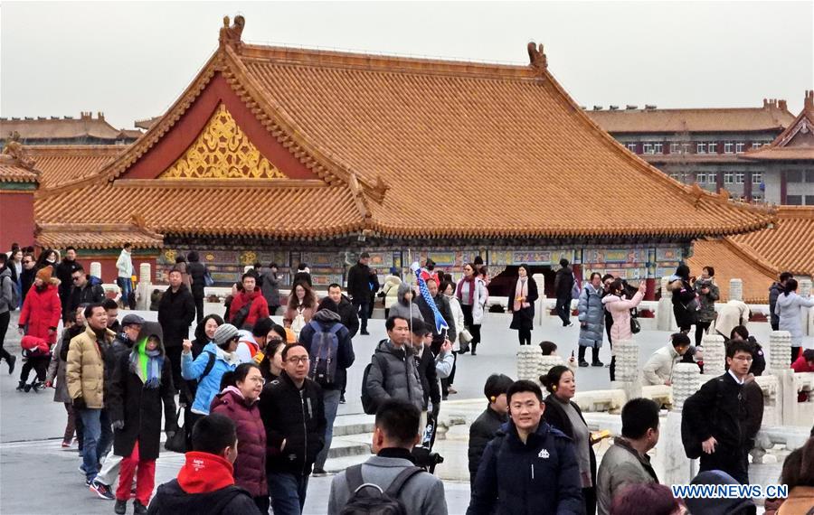 (InPalaceMuseum) CHINA-BEIJING-PALACE MUSEUM-17 MILLION-VISITORS (CN)