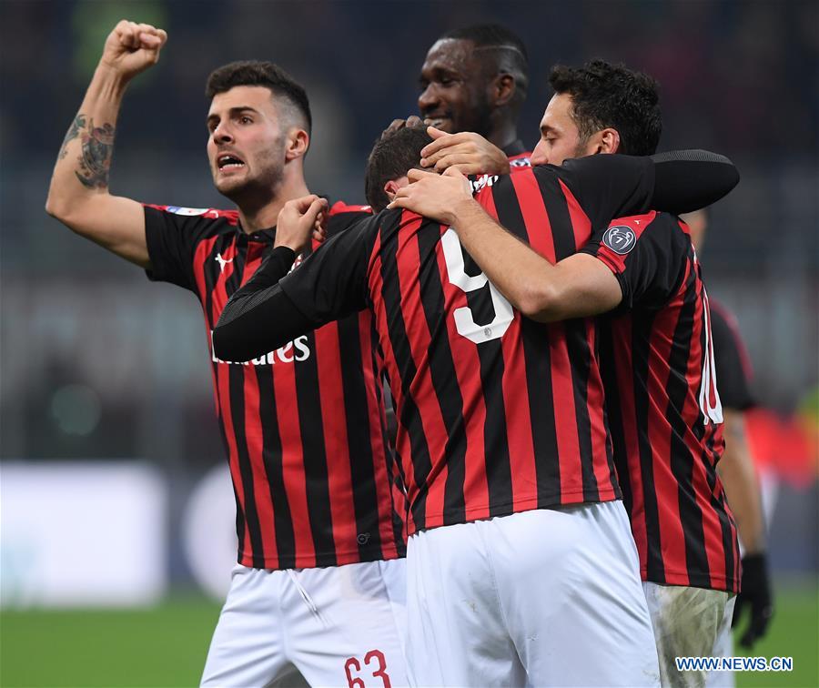 (SP)ITALY-MILAN-SOCCER-SERIE A-AC MILAN VS SPAL