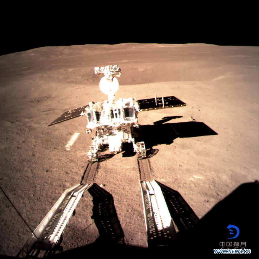 CHINA-CHANG'E-LUNAR PROBE-ROVER YUTU-2-MOON FIRST FOOTPRINT (CN)