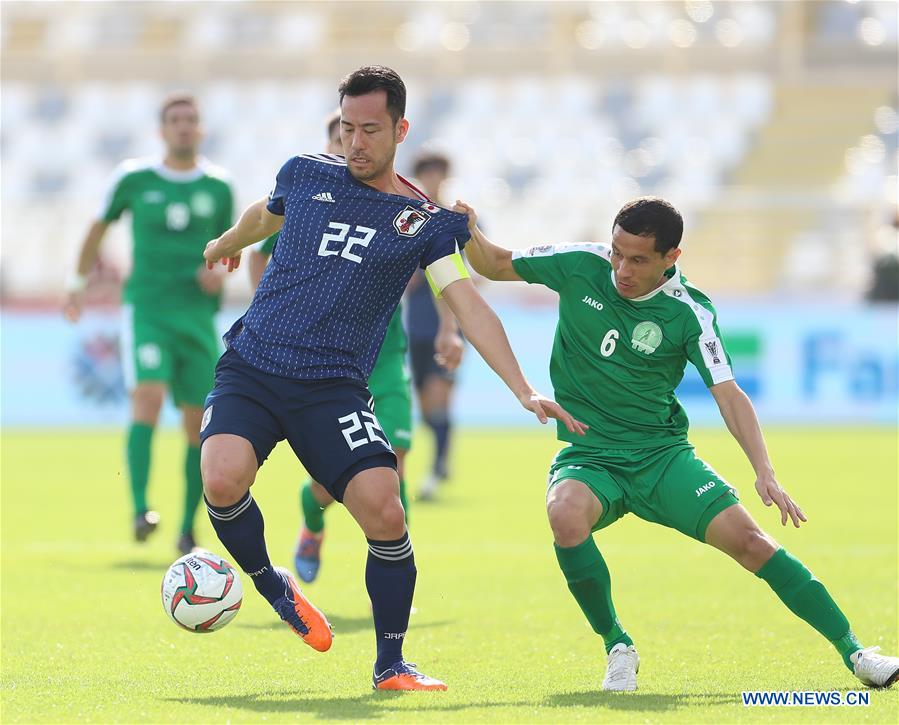 (SP)UAE-ABU DHABI-SOCCER-AFC ASIAN CUP 2019-GROUP F-JPN VS TKM