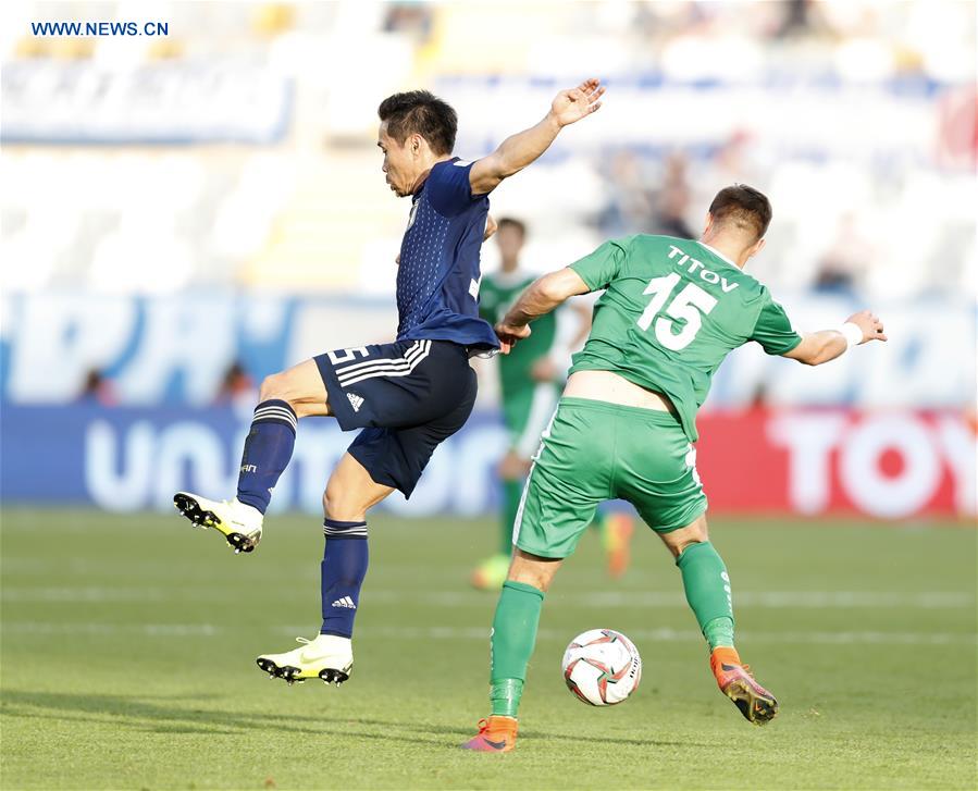 (SP)UAE-ABU DHABI-SOCCER-AFC ASIAN CUP 2019-GROUP F-JPN VS TKM