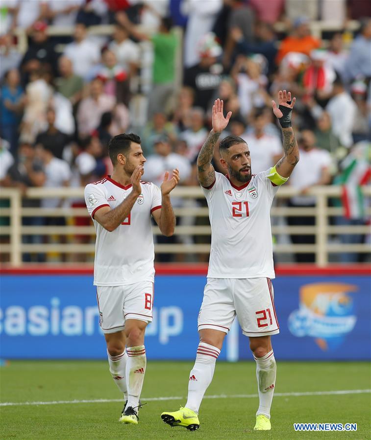 (SP)UAE-ABU DHABI-SOCCER-AFC ASIAN CUP 2019-GROUP D-VIETNAM VS IRAN