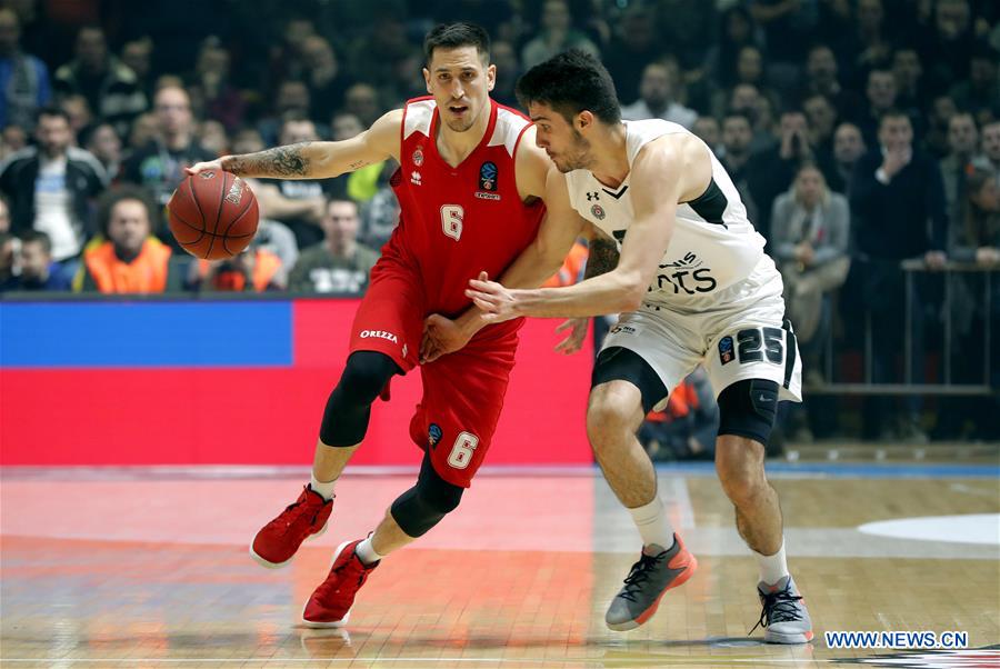 (SP)SERBIA-BELGRADE-BASKETBALL-EUROCUP-PARTIZAN VS MONACO