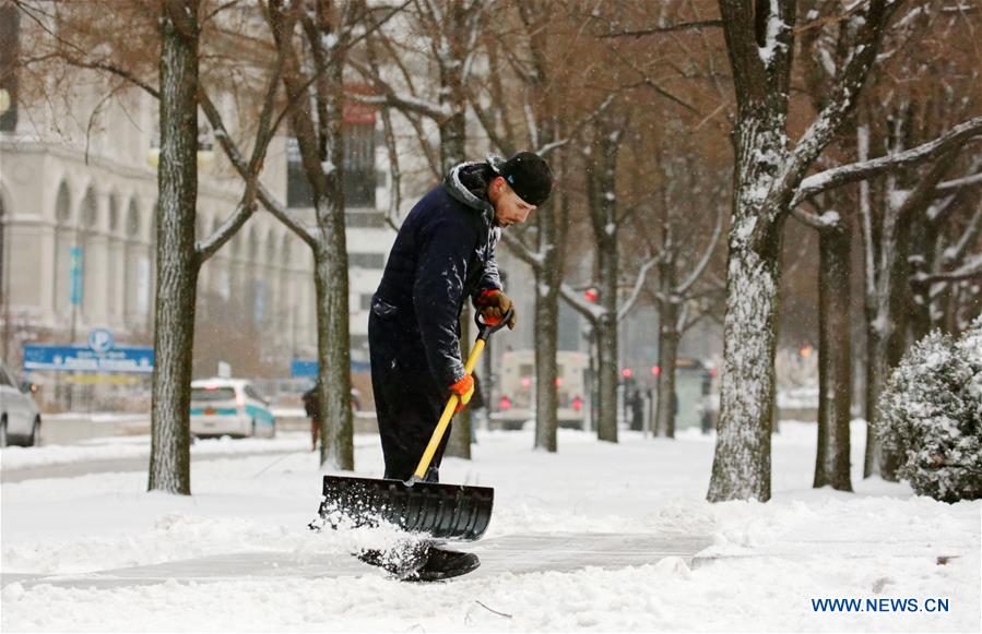 U.S.-CHICAGO-WINTER STORM