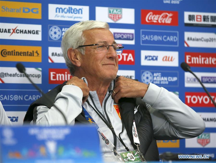 (SP)UAE-ABU DHABI-SOCCER-ASIAN CUP-QUARTERFINAL-CHN-PRE-MATCH PRESS CONFERENCE