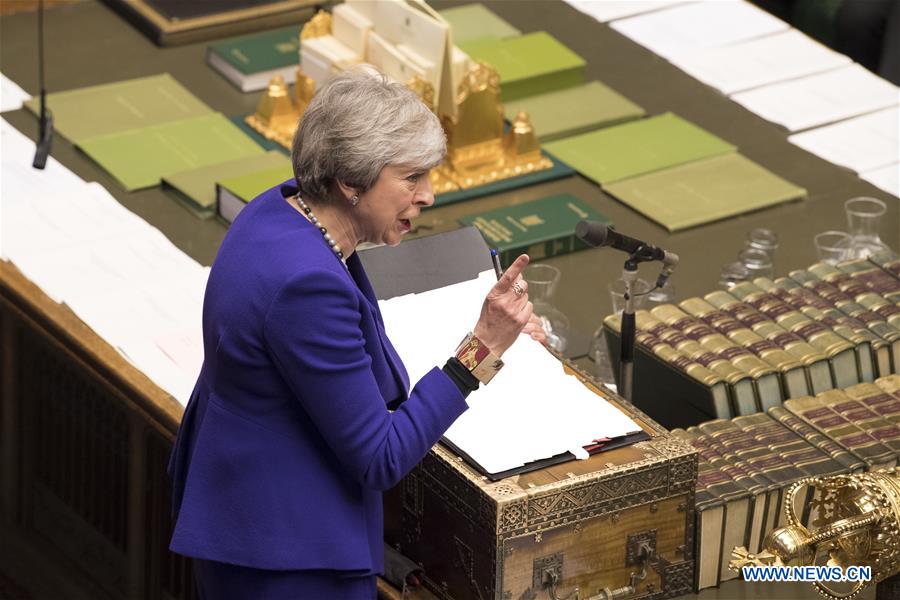 BRITAIN-LONDON-THERESA MAY-BREXIT DEAL-PM QUESTION TIME