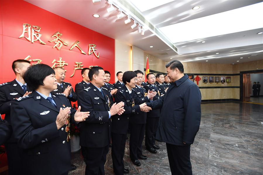 CHINA-BEIJING-XI JINPING-LUNAR NEW YEAR-VISIT (CN)