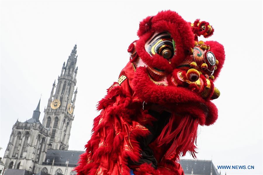 BELGIUM-ANTWERP-CHINESE LUNAR NEW YEAR-PARADE