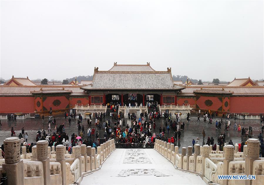 (InPalaceMuseum)CHINA-BEIJING-PALACE MUSEUM-SNOW (CN)