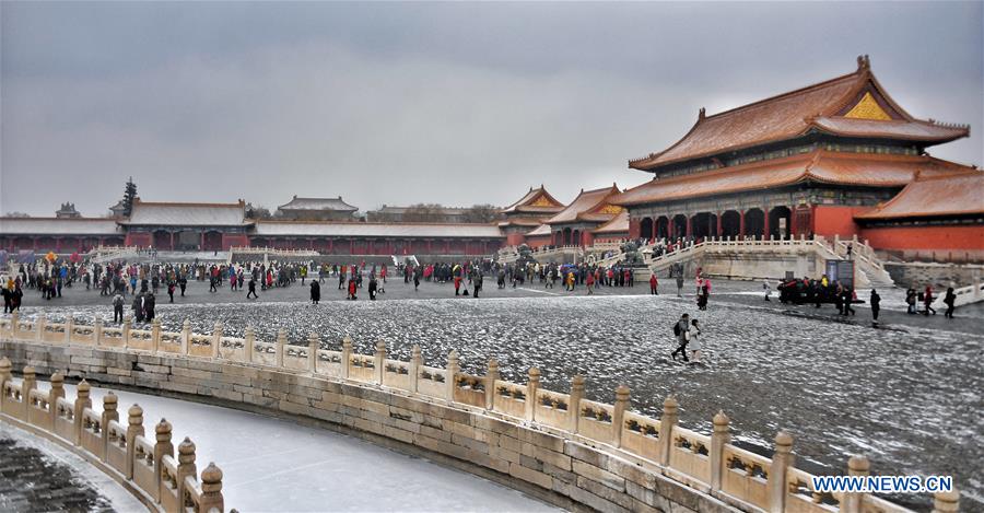 (InPalaceMuseum)CHINA-BEIJING-PALACE MUSEUM-SNOW (CN)