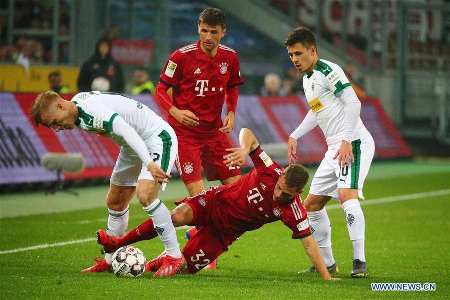 (SP)GERMANY-MOENCHENGLADBACH-SOCCER-BUNDESLIGA- MOENCHENGLADBACH VS BAYERN MUNICH