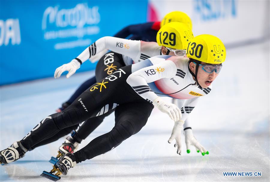 (SP)RUSSIA-KRASNOYARSK-29TH WINTER UNIVERSIADE-SHORT TRACK