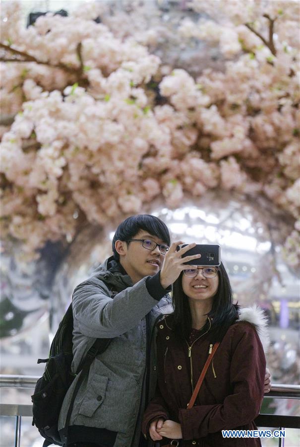 CANADA-VANCOUVER-ART INSTALLATION "BLOSSOM"