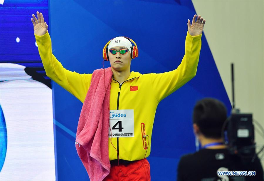 (SP)CHINA-QINGDAO-SWIMMING-NATIONAL CHAMPIONSHIPS-SUN YANG