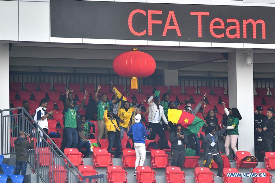 (SP)CHINA-WUHAN-WOMEN'S FOOTBALL TOURNAMENT-CAMEROON VS CROATIA