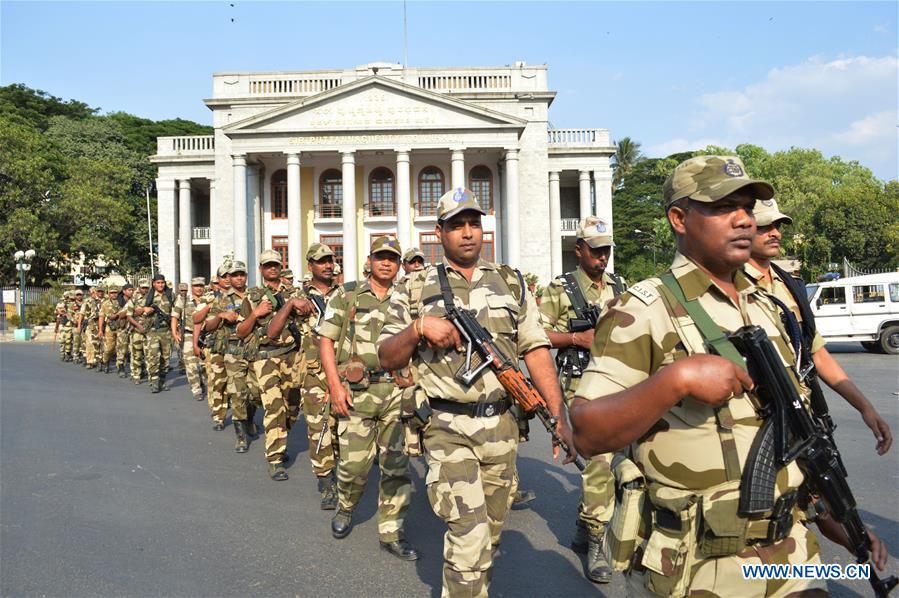 INDIA-BANGALORE-ELECTIONS-SECURITY