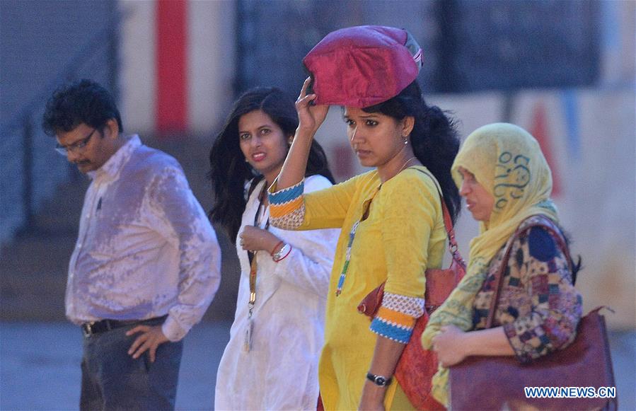 INDIA-BANGALORE-WEATHER-RAIN